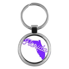 Florida Home State Pride Key Chains (round) 