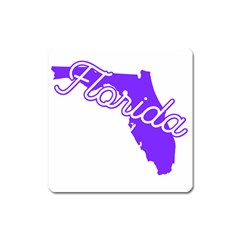 Florida Home State Pride Square Magnet