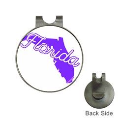 Florida Home State Pride Hat Clips With Golf Markers