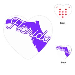 Florida Home State Pride Playing Cards (heart)  by CraftyLittleNodes