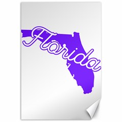 Florida Home State Pride Canvas 12  X 18  