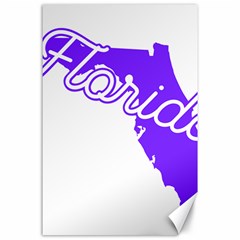 Florida Home State Pride Canvas 24  X 36  by CraftyLittleNodes