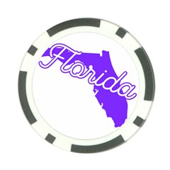 Florida Home State Pride Poker Chip Card Guards (10 Pack) 