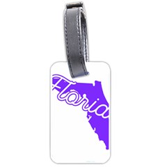 Florida Home State Pride Luggage Tags (one Side)  by CraftyLittleNodes