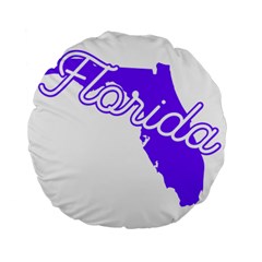 Florida Home State Pride Standard 15  Premium Round Cushions