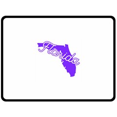 Florida Home State Pride Double Sided Fleece Blanket (large) 