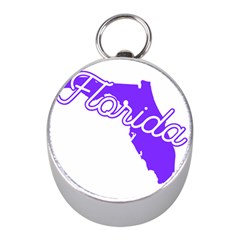 Florida Home State Pride Mini Silver Compasses