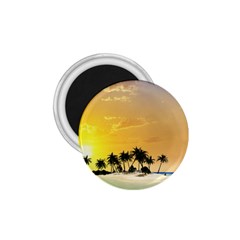 Beautiful Island In The Sunset 1 75  Magnets