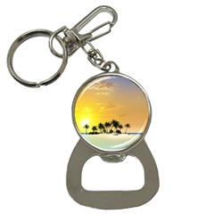 Beautiful Island In The Sunset Bottle Opener Key Chains