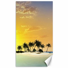 Beautiful Island In The Sunset Canvas 40  X 72  