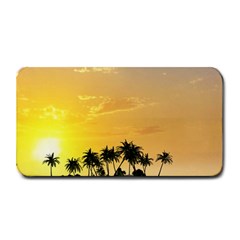 Beautiful Island In The Sunset Medium Bar Mats