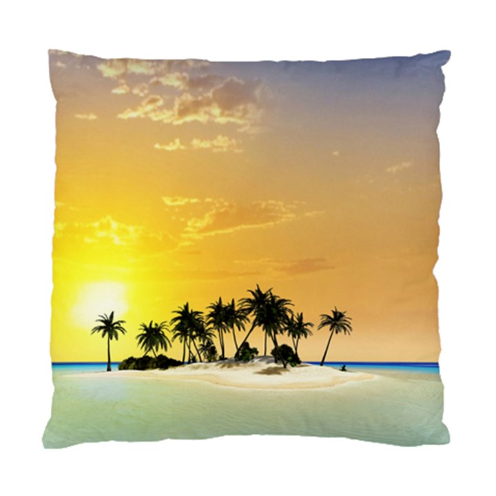 Beautiful Island In The Sunset Standard Cushion Case (One Side) 