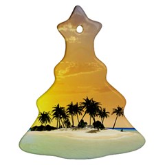 Beautiful Island In The Sunset Ornament (Christmas Tree)