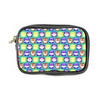 Colorful Whimsical Owl Pattern Coin Purse Front