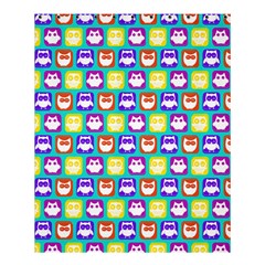 Colorful Whimsical Owl Pattern Shower Curtain 60  X 72  (medium)  by GardenOfOphir