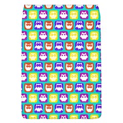 Colorful Whimsical Owl Pattern Flap Covers (l)  by GardenOfOphir