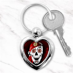 Funny Happy Skull Key Chains (heart) 