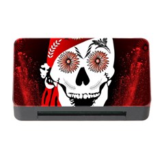 Funny Happy Skull Memory Card Reader With Cf by FantasyWorld7