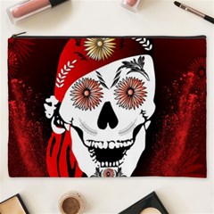 Funny Happy Skull Cosmetic Bag (xxxl) 