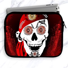 Funny Happy Skull Apple Ipad 2/3/4 Zipper Cases