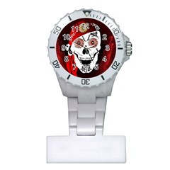 Funny Happy Skull Nurses Watches