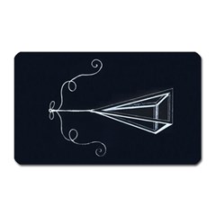 Pyramidbagdavinciblack Magnet (rectangular)