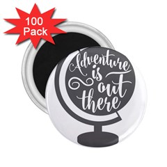 Adventure Is Out There 2 25  Magnets (100 Pack) 