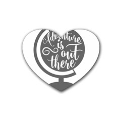 Adventure Is Out There Heart Coaster (4 Pack) 