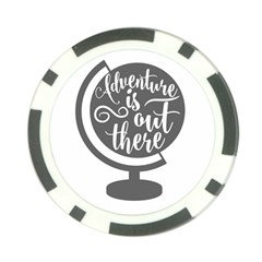 Adventure Is Out There Poker Chip Card Guards