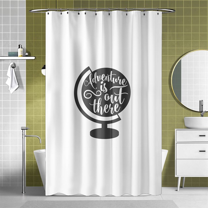 Adventure Is Out There Shower Curtain 48  x 72  (Small) 