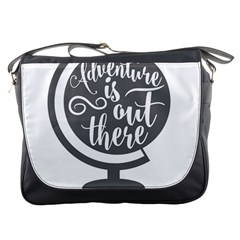 Adventure Is Out There Messenger Bags by CraftyLittleNodes