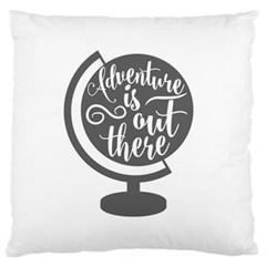 Adventure Is Out There Large Flano Cushion Cases (two Sides) 