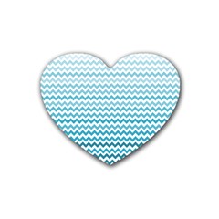 Perfectchevron Rubber Coaster (heart) 