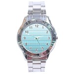 Perfectchevron Stainless Steel Men s Watch Front