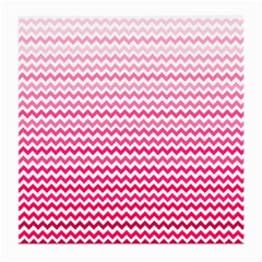 Pink Gradient Chevron Medium Glasses Cloth