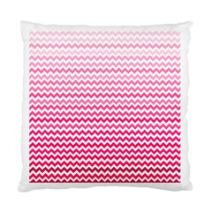 Pink Gradient Chevron Standard Cushion Case (one Side) 