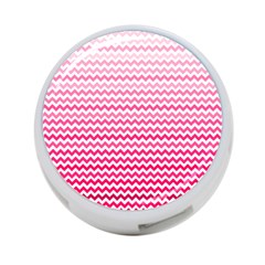 Pink Gradient Chevron 4-port Usb Hub (one Side)