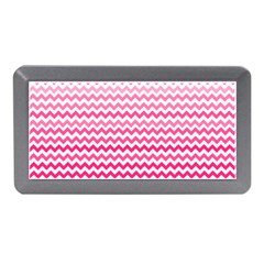 Pink Gradient Chevron Memory Card Reader (mini)