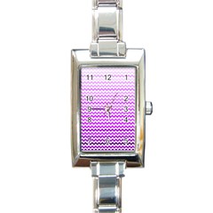 Purple Gradient Chevron Rectangle Italian Charm Watches by CraftyLittleNodes