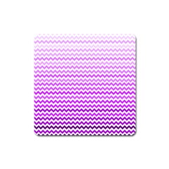 Purple Gradient Chevron Square Magnet by CraftyLittleNodes