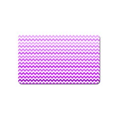 Purple Gradient Chevron Magnet (name Card)