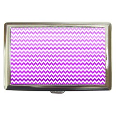 Purple Gradient Chevron Cigarette Money Cases