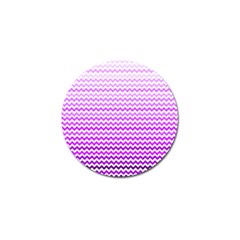 Purple Gradient Chevron Golf Ball Marker