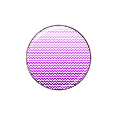 Purple Gradient Chevron Hat Clip Ball Marker (4 Pack)