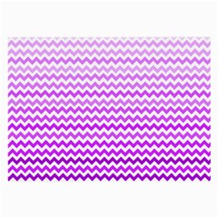 Purple Gradient Chevron Large Glasses Cloth