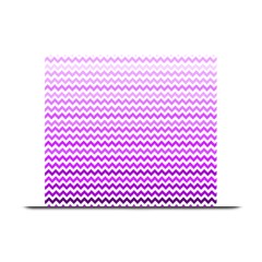 Purple Gradient Chevron Plate Mats