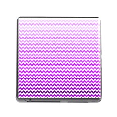 Purple Gradient Chevron Memory Card Reader (square) by CraftyLittleNodes