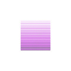 Purple Gradient Chevron Shower Curtain 48  X 72  (small)  by CraftyLittleNodes