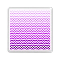 Purple Gradient Chevron Memory Card Reader (square) 