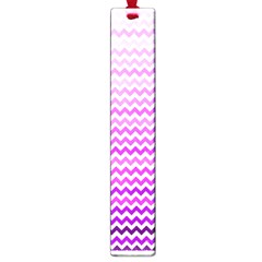 Purple Gradient Chevron Large Book Marks